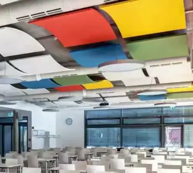 Controsoffitti in gesso allegerito, fibra minerale e cartongesso, ispezionabili, acustici e antincendio