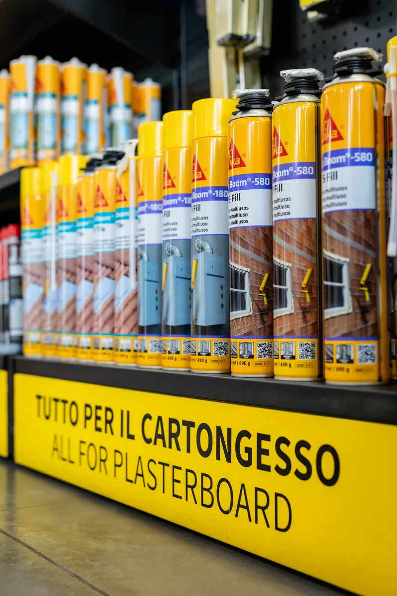 Sika Boom per cartongesso e costruzioni a secco